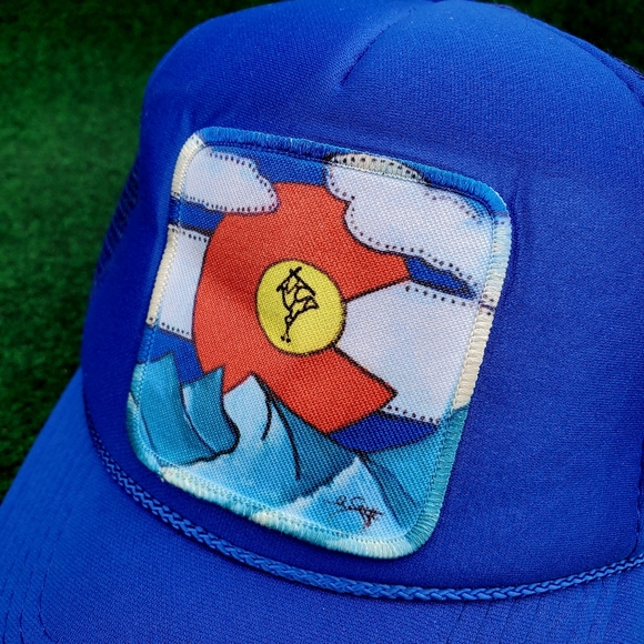 Vintage Otto Collection Snapback Trucker Cap Hat Featuring Loveland Ski - Picture 2 of 8